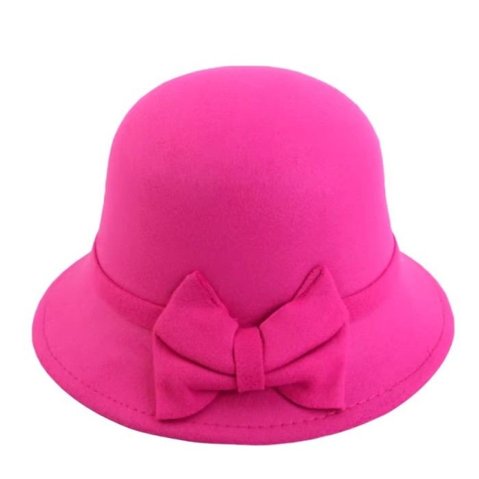 Palarie dama Ribbon fuchsia