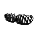 Cumpara ieftin Set 2 grile capota pentru BMW seria 5 e60 e61 (2003-2010) negru lucios