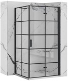 Cabina de dus Rea Molier Black 80x80