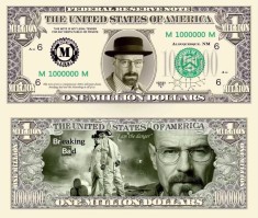 !!! SUA = FANTASY NOTE (DotN) = HEISENBERG DIN SERIALUL BREAKING BAD- 2013 - UNC