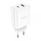 Incarcator Retea Borofone BBN4 Potential, 20W, 3A, 1 x USB-A - 1 x USB-C, Alb