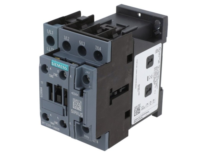 Contactor 4P 24VAC NO NC