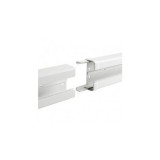 Fishplate body joint - pentru 50x105 capac flexibil snap-on DLP trunking - set of 2 - alb, Legrand