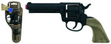 GONHER Revolver plastic Cowboy culoare negru 8 capse