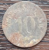 (M2227) MONEDA (NOTGELD, KRIEGSGELD) GERMANIA - 10 PFENNIG 1917 - FURTH