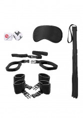 Bondage bdsm kit de legare a patului negru foto