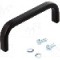Maner aluminiu, 108mm, neagra, MENTOR - 3277.1003