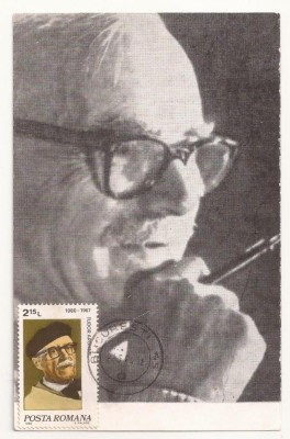 CA14 -Carte Postala- Tudor Arghezi, circulata 1984 foto