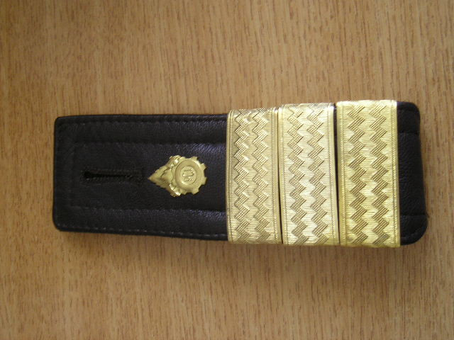 C1 - Grade militare haina piele - comunism - plutonier adjutant pompieri