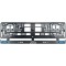 Set 2 bucati, suport numar inmatriculare Carbon, Ford II