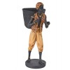 Statueta de gradina cu un african cu un cos CW254, Abstract