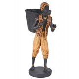 Statueta de gradina cu un african cu un cos CW254, Abstract