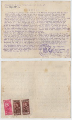 Romania, Judecatoria de ocol, Deciziune (I), Sannicolaul Mare, 1930 foto
