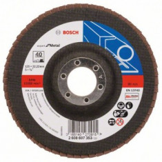 Disc de slefuire evantai X551, Expert for Metal D=125mm G=40, cu degajare - 3165140270915