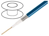 Cablu microfon 1x0,75mm2 albastru OFC cositorit