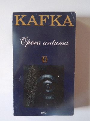 OPERA ANTUMA de FRANZ KAFKA , 1996 foto