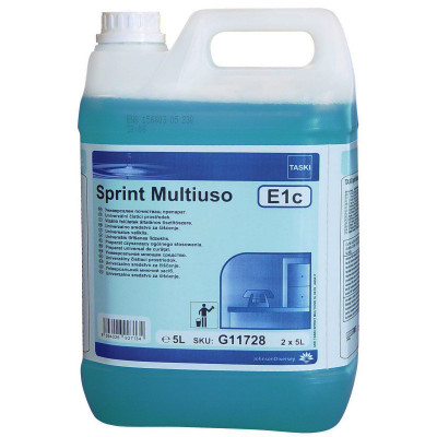 Detergent Curatare Suprafete Lavabile Diversey Sprint Multiuso, 5L foto
