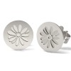 Cercei Argint 925 Margareta Atcom, 12mm, Sistem Tija si Surub, Argintiu, Fara Pietre, 1g, Cutie Bijuterie Cadou