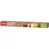 Hartie de copt Pely pretaiata 38x42 cm, antiaderenta, rezistenta la 220&deg;C, 20 buc