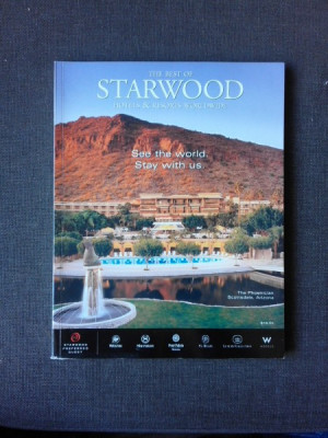 THE BEST OF STARWOOD, HOTEL AND RESORTS WORLDWIDE (CARTE DE CALATORIE, IN LIMBA ENGLEZA) foto