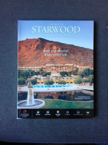 THE BEST OF STARWOOD, HOTEL AND RESORTS WORLDWIDE (CARTE DE CALATORIE, IN LIMBA ENGLEZA)