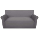 vidaXL Husă Gri Canapea cu 3 locuri țesătură 131026