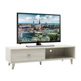 Cumpara ieftin Comoda TV Firenze Alb-Bej 127x45x9 cm
