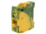 Conector șine galben-verde 1-50mm2 2 borne