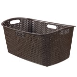 Cos de rufe My Style, plastic, maro, 60 x 39 x 27.8 cm, 47 L