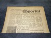 ZIARUL SPORTUL 17 OCTOMBRIE 1981