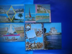 HOPCT LOT NR 768 LITORAL ROMANIA -CT-5 CARTI POSTALE-RSR-CIRCULATE