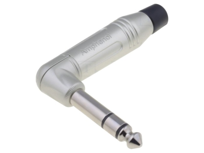 Conector Jack 6,3mm Stereo Tată