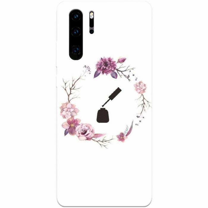 Husa silicon pentru Huawei P30 Pro, Icon Nail