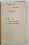 CAIET DE ZI , JURNAL , PERIOADA 1 IULIE 1925 -31 IULIE 1927 , SCRIS DE MANA *