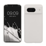 Husa Kwmobile pentru Google Pixel 8, Alb, Silicon, KWM000020JF002C, Carcasa