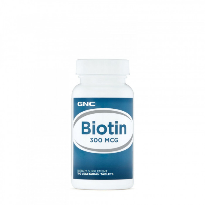 Biotina 300mcg, 100tab, GNC