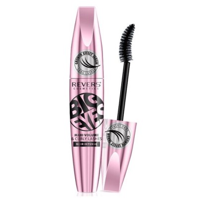 Mascara Big Eyes, Grow Effect, Volum si Curbare, Revers, negru intens, 12 ml foto