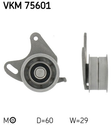 SKF VKM 75601 rola intinzator,curea distributie foto