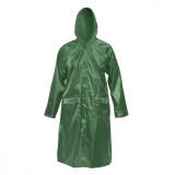 Pelerina cu gluga impermeabila din poliester cu membrana PVC fante de aerisire, 2 buzunare si fermoar verde XL Breckner Germany