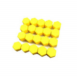 Cumpara ieftin Set x 20 capace prezoane 17mm, rezistente pana la 300 grade C, silicon galben, China