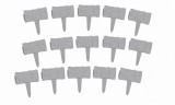 Cumpara ieftin Set 15 borduri decorative pentru gradina, imitatie piatra, modulare, fixare in sol, 25 x 23 cm fiecare, gri