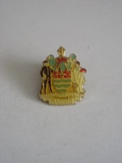 QW9 N8 27 - insigna - tematica urbanistica - The people are the city - Barrie