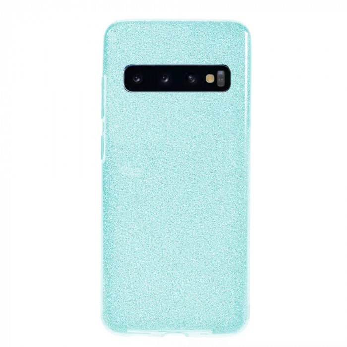 Husa Samsung Galaxy S10 Sclipici Albastru Silicon