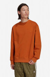 Adidas Originals bluză bărbați, culoarea maro, uni H09176-brown