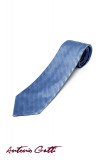 Cumpara ieftin Cravata Matase Bleu Cu Dungi CR008