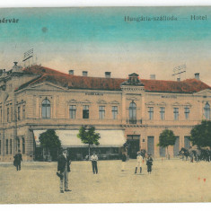 562 - ALBA-IULIA, market, Romania - old postcard - used - 1918