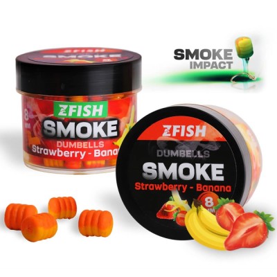 Wafters ZFISH Smoke Pop up Dumbells 8 mm, Strawberry-Banana, 20g foto