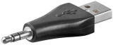 Adaptor USB A tata - 3.5mm tata, Goobay