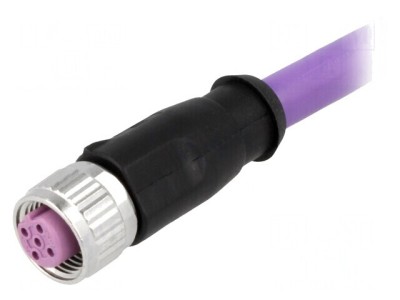 Mufă M12 4-PIN Mamă Profibus 2m PVC Drept foto