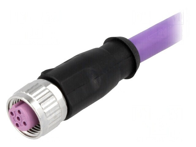 Mufă M12 4-PIN Mamă Profibus 2m PVC Drept